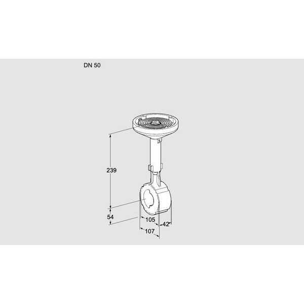 Honeywell Kromschroder VLV, BFLY, 2 ANSI FLG, AIR/FLUE GAS BVHS 50 KS88300182 - main