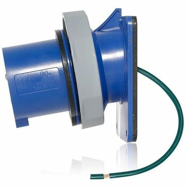 Leviton Pin & Sleeve Inlet, 20 A, 120/208V AC, Three Phase, 4 Pole, Screw Terminals Wire Connection Type 520B9WLEV - main