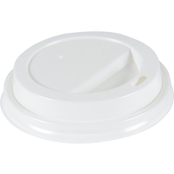 Boardwalk Deerfield Hot Cup Lids for 10oz - 20oz Cups, White, Plastic, PK1000 BWKDEERHLIDW - main