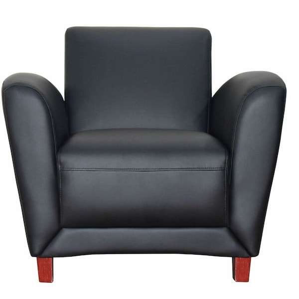 Lorell Club Chair, Black Back, Leather Baxk LLR68952 - main