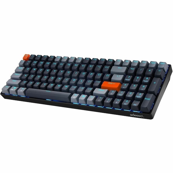 Adesso WIRED/WIRELESS/BLUETOOTH MULTI-OS ILLUMINATED MECHANICAL VIA COMPACT KEYBOARD WI EASYTOUCH1200 - main