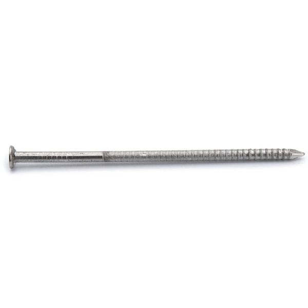Pro-Fit ProFIT Siding Nail, 8D, 2-1/2 in L, 304 Stainless Steel, Checkered Brad Head, Ring Shank, 1 lb 0241158 - main