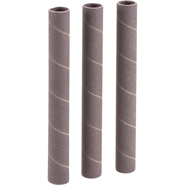 Woodstock 5/8" Dia. x 6" A/O Hard Sanding Sleeve, 120 Grit, 3PK D1428 - main