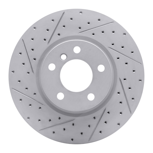 Dynamic Friction Co DFC Geoperformance Rotor - Drilled and Slotted 830-31151L - main