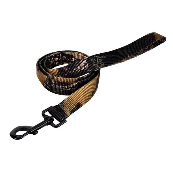 Guardian Gear Hunting Lead, 48 in L, 1 in W, Nylon Line, Camo, Fastening Method: Spring Snap, M, L Breed 2950097 - main