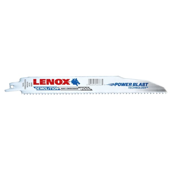 Lenox Band Saw Blade, 12" L, 1" W, 6 TPI, Bi-metal, 0.062" Thick, 50 PK 22763OSB966R - main