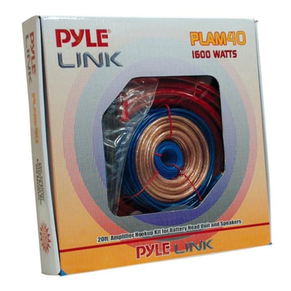 Pyle High-Quality 4-Gauge 1600W Amp Installation Kit PLAM40 - main