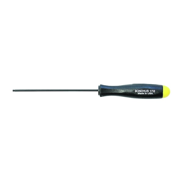 Bondhus 1/16in Ball End Screwdriver - 2.5in 10603 - main