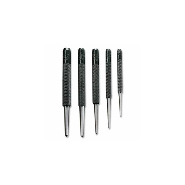 General Tools 5 Piece Center Punch Set, Round Tip, 1/16 in to 5/32 in Tip Size, Alloy Steel 318-SPC74 - main