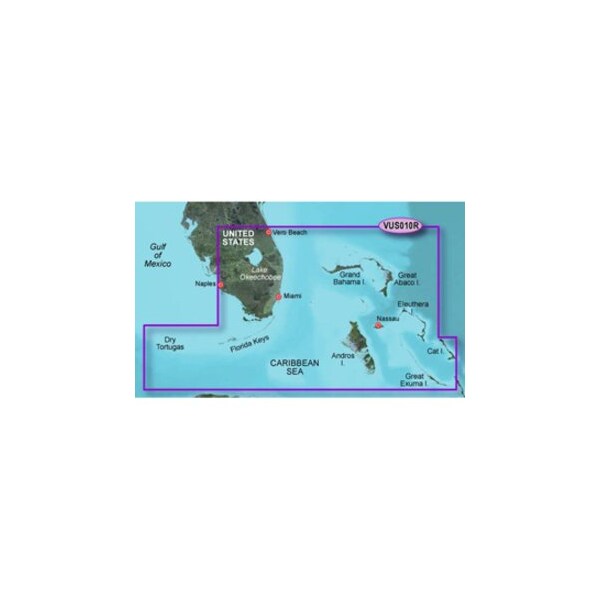 Garmin BlueChart g3 Vision HD, VUS010R, Southeast Florida, microSD /SD 010-C0711-00 - main