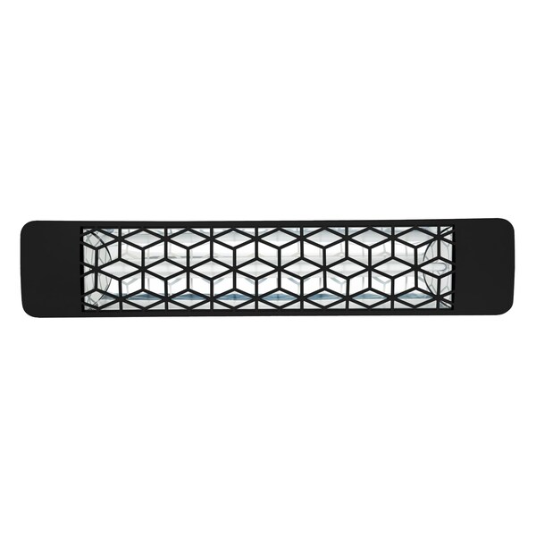 Eurofase 304 SS 39in Single Element 2000W 240V Heater, Black, Stella Decor Plate EF20240B6 - main