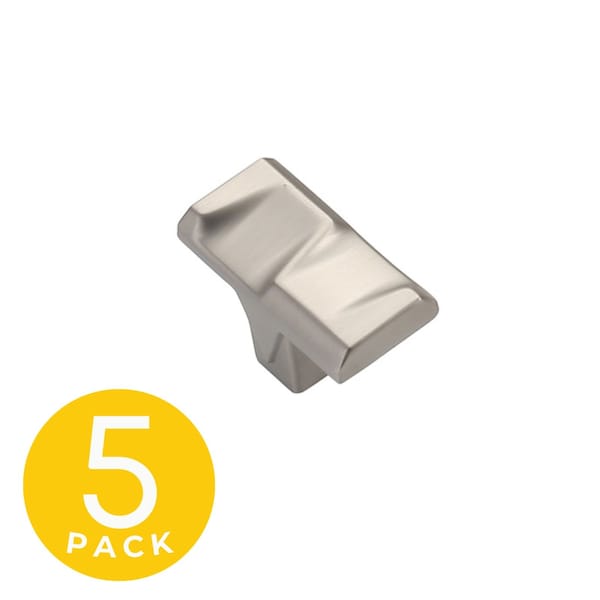Sapphire Geiger Series 1 in. Modern Satin Nickel Cabinet Hardware Knob, 5PK SP-3771-K-SN-5 - main