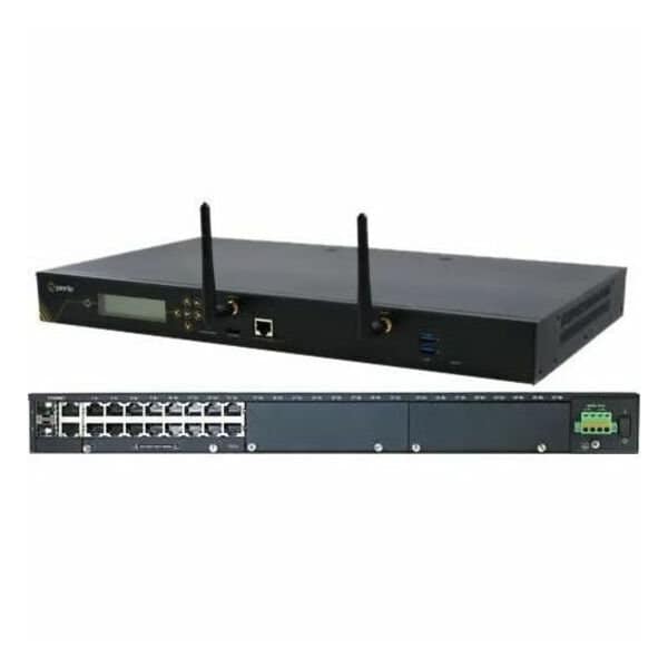 Perle IOLAN SCG18 S-WD Console Server: 16 x software selectable RS232/422/485 RJ45 interfaces, 2 04035390 - main