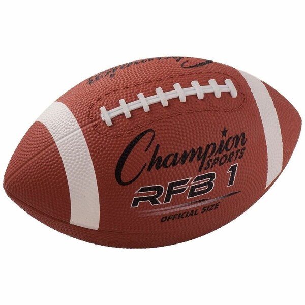 Champion Sports Football, Size11.5, WaterResistantProRubbr RFB1 - main
