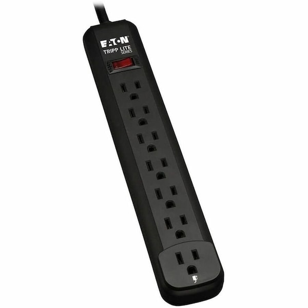 Eaton Tripp Lite Series Power It 7-Outlet Power Strip, 12 ft. 3.66 m Cord, Black Housing PS712B - main