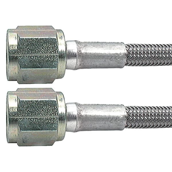 Powerhouse 24 in. -4 AN No. 3 Straight Braided Brake Line PO3622119 - main