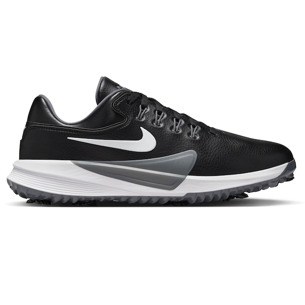 Nike Victory Pro 4 Men's Spiked Golf Shoes - Black/White/Iron Grey/11.5 Medium NIKVICPRO4MSBWIG - main
