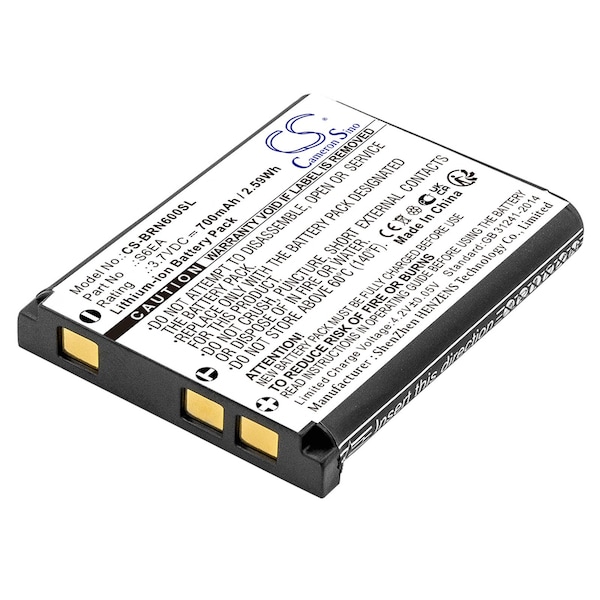 Ilc Bauer-Bosch Nyon Replacement 3.7V 0.7AH Battery NYON BATTERY - main