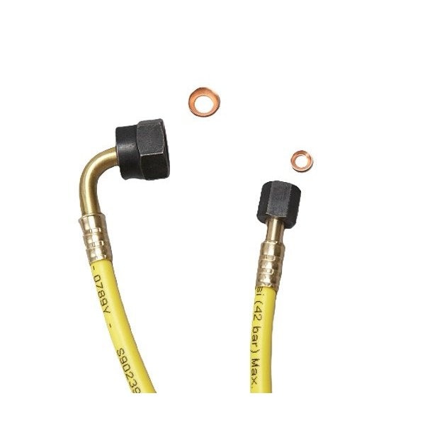 Yellow Jacket High Side Hose, 2 ft L, Yellow, 800 psi 78724 - main