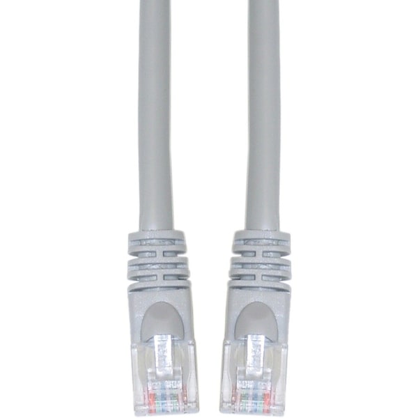 Cable Wholesale Cat6 Gray Copper Ethernet Crossover Cable, Snagless/Molded Boot, 50 foot 10X8-33150 - main