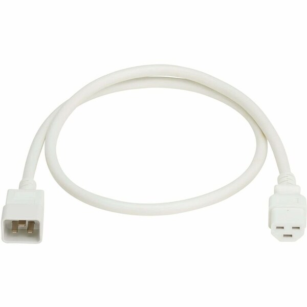 Eaton TRIPP LITE SERIES POWER CORD C20 TO C21 HEAVY-DUTY 20A 250V 12 AWG 3 FT. 0.9 M P035-003-AWH - main