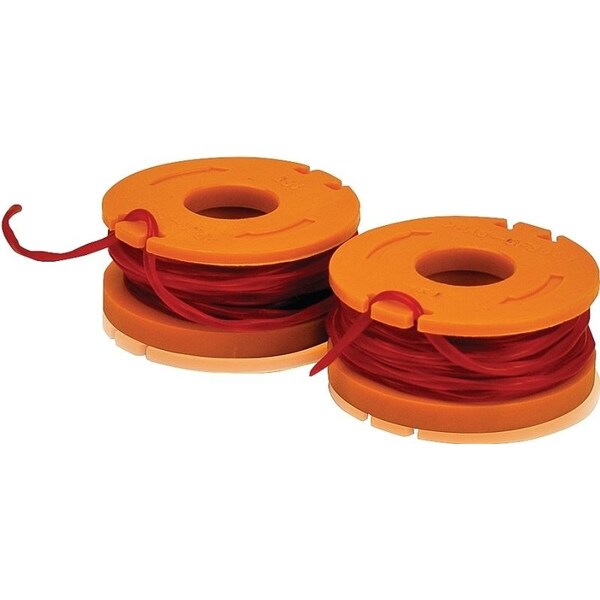 Worx Trimmer Line, 0.065 in Dia, 10 ft L, Synthetic Co-Polymer Nylon Resin, Orange WA0004.15/M1 - main