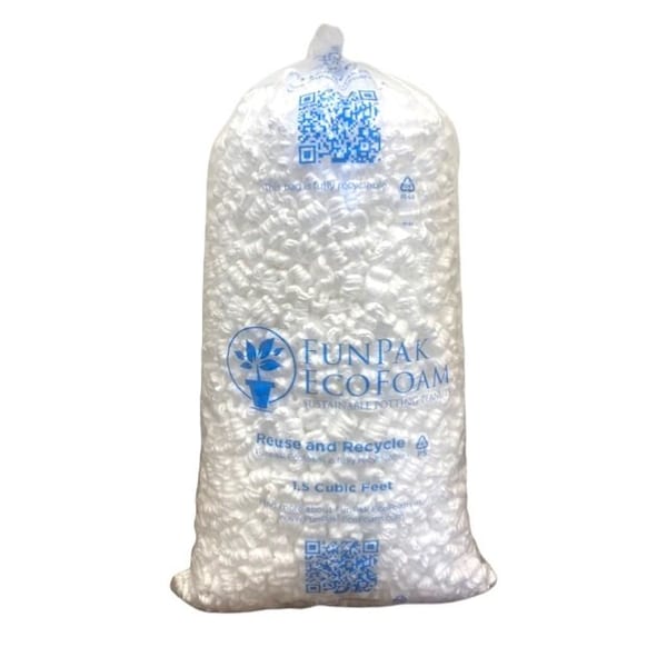 Bubblefast FunPak EcoFoam Sustainable Gardening, Planting, Landscaping, Architectural Potting Peanuts, 1.5 cu. ft. EcoFoam-1.5 - main