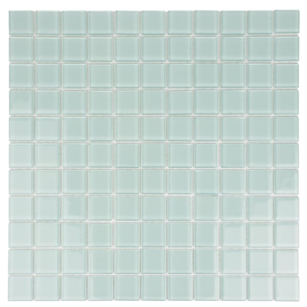 Apollo Tile Blizzard Blue 11.8 in x 11.8 in Glass Glossy Floor and Wall Mosaic Tile 9.67 sqft/case, 10PK APLA88047 1X1A - main