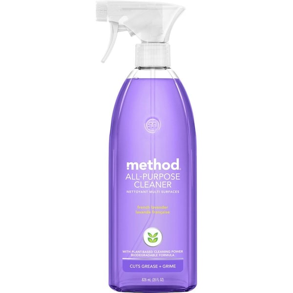 Method All Purpose Cleaner, 28 fl oz, French Lavender, 8 PK 00005 - main
