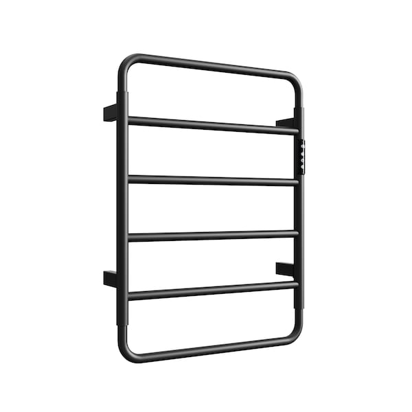 Edendirect 5-Bar Stainless Steel Electric Towel Warmer in Black, Wall Mounted Towel Warmer ZR-EB01BL330 - main