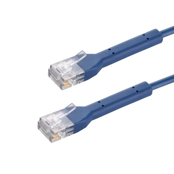 Monoprice Cat6A Ethernet Patch Cable - Bendable, UTP, 28AWG, 20ft, Blue 48496 - main