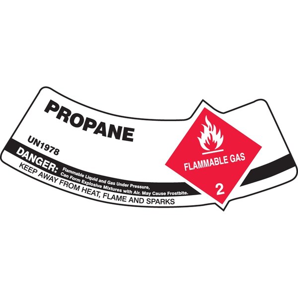 Accuform CYLINDER SHOULDER LABELS PROPANE MCSLPRRVSP - main