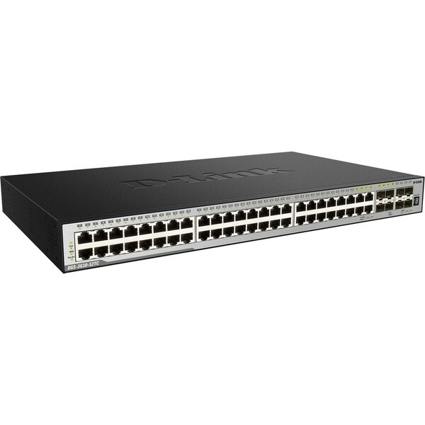 D-Link 52-Port Layer 3 Stackable Managed Gigabit Switch including 4 10GbE Ports DGS-3630-52TC/SI - main