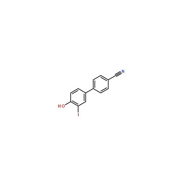Ak Scientific 4'-Hydroxy-3'-iodo-biphenyl-4-carbonitrile (5g), CAS 460746-47-8 6338AB-5g - main