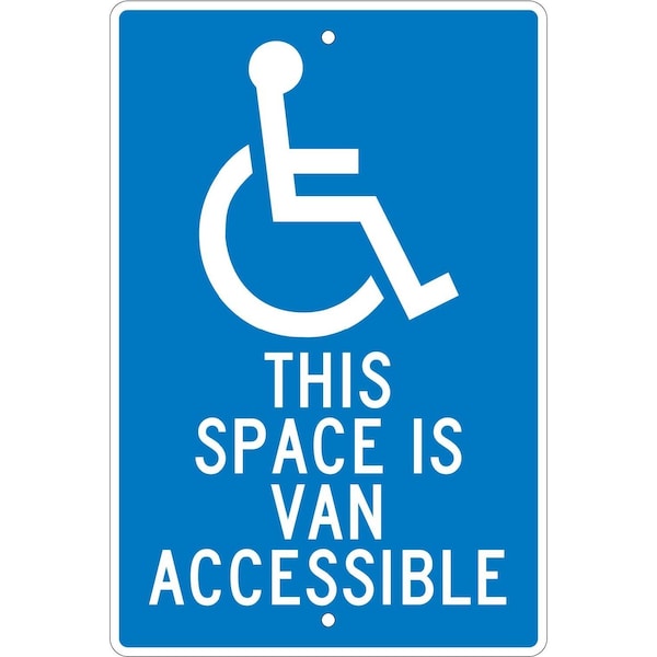 Nmc This Space Is Van Accessible Sign, TM104H TM104H - main