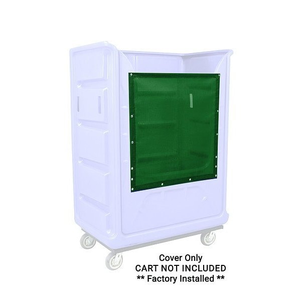 Royal Basket Trucks Mesh Flap, 50" H, 48" L, Green G49-EEX-BGF - main