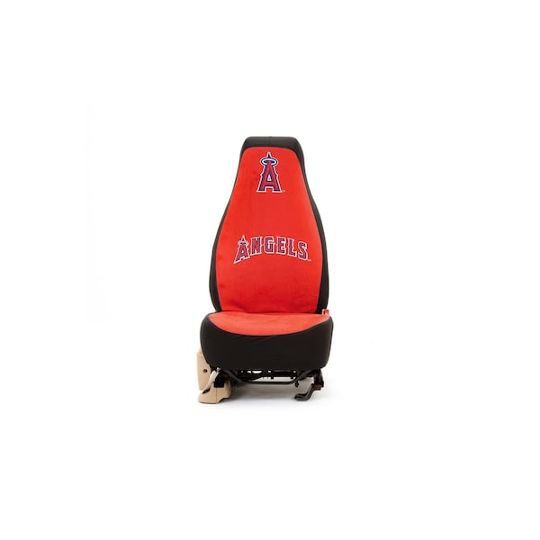 Coverking UNIVERSAL SEAT COVER ULTI-SUEDE WITH LOS ANGELES ANGELS LOGO H9HPWN - main