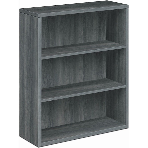 The Hon Co 36 x 13.1 x 43.4 in. 10500 Series Sterling Ash Laminate Bookcase HON105533LS1 - main