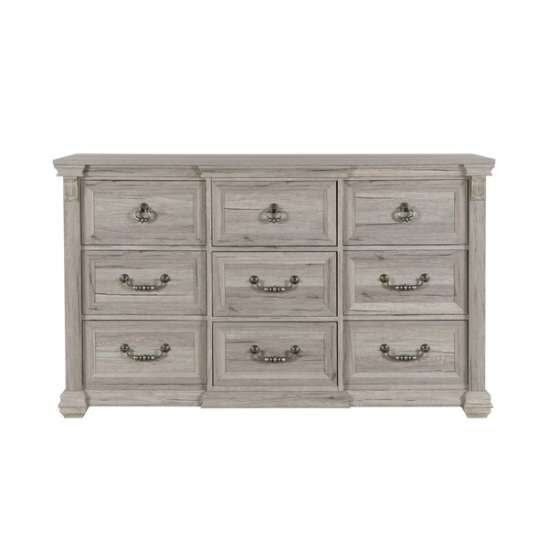 Homeroots 64" Natural Wood Six Drawer Dresser 633712 - main