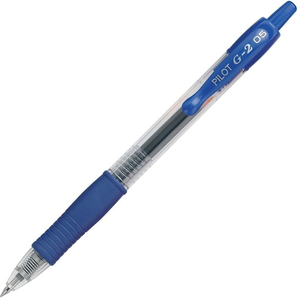Pilot Of America 31104 UPC G2 Retractable Gel Ink Rolling Ball Pen .5mm Blue 31104 - main
