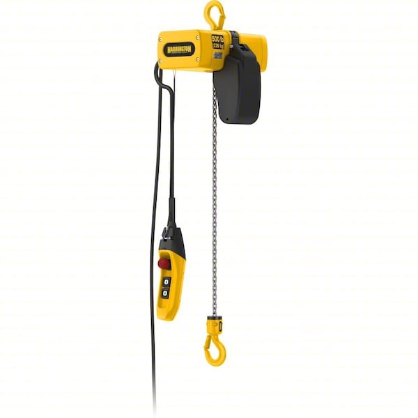 Harrington Electric Chain Hoist, 250 lb cap. EM001S-10 - main