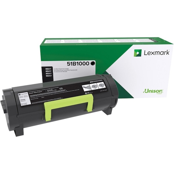 Lexmark Black Toner Cartridge 2.5K YLD 51B1000 - main