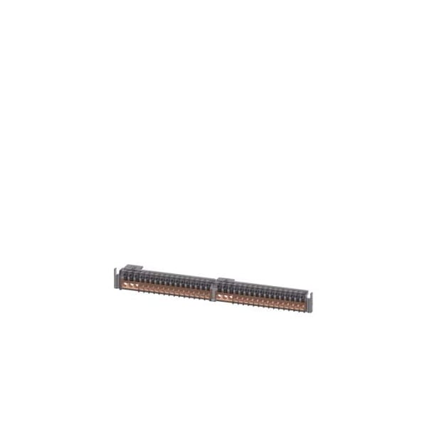 Siemens N/PE terminal strip screw-type technology N=3x 16 mm2 and 14x 10 mm2 PE=3x 16 8GB5008-5KM - main