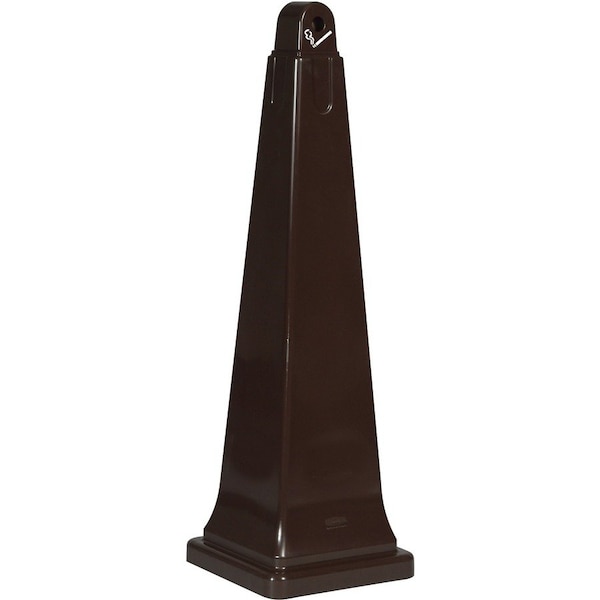 Rubbermaid Commercial Cigarette Receptacle, Black, 1 gal FG257088BLA - main