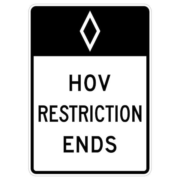 Sign Solutions Usa Traffic Sign, 30 in Width, Aluminum Sign, Vertical Rectangle DUS06DWT3042R3-12C - main