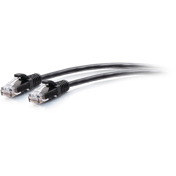 C2G 15FT/4.5M CAT6A SLIM PATCH 28AWG BLACK C2G30150 - main
