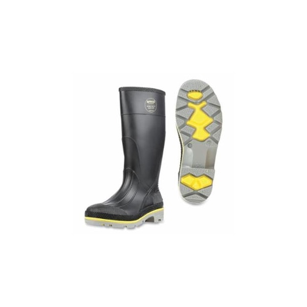 Servus XTP, XTRA TRACTION Boots, Steel Toe, Size 7, PVC, Black/Gray 922-75109-070 - main