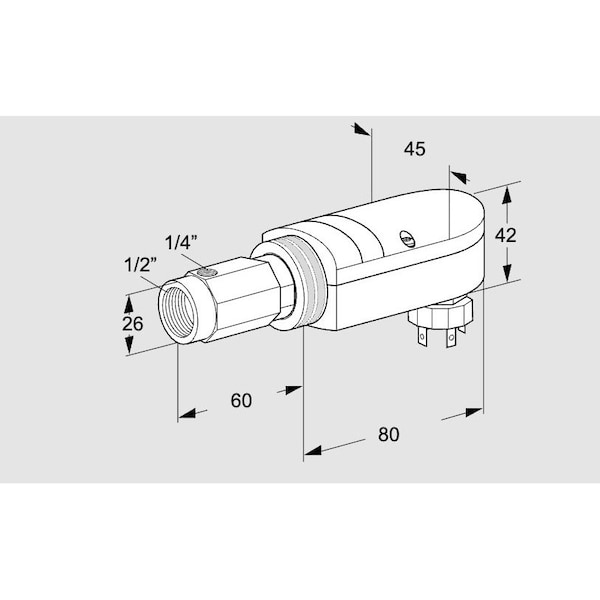 Honeywell Kromschroder UVS 10D1P2 UV Sensor KS84315211 - main