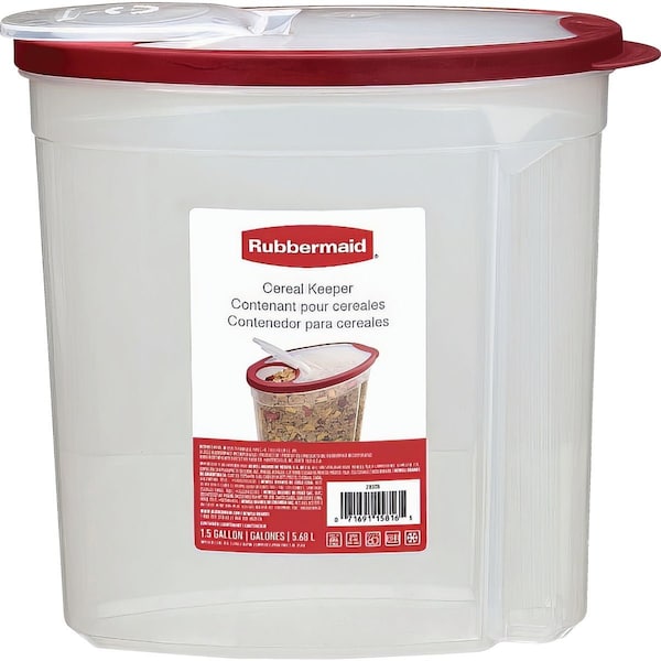 Rubbermaid Flex&Seal 1.5 Gal. Clear Food Storage Container with Lid 2184347 - main