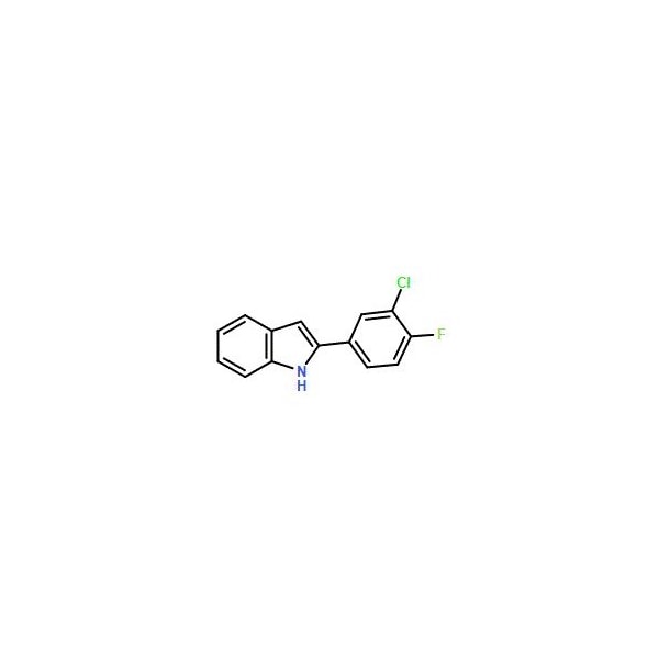 Ak Scientific 2-(3-Chloro-4-fluoro-phenyl)indole (1g), CAS 1868-88-8 Z2379-1g - main